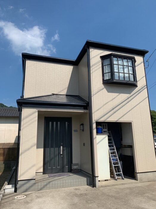 笠岡市T様邸の屋根外壁塗装が完成しました！